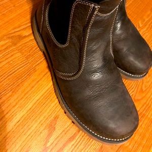 Keen slip on work boots